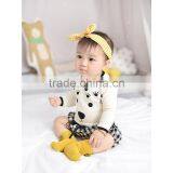 S60657B New Spring Autumn Clothers Cartoon Dog Printing Simple Color Sweet T-shirt for Childs thumbnail-1