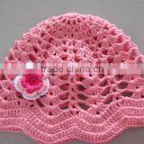 Hot Sale Cotton Crochet Little Girl Summer Hats