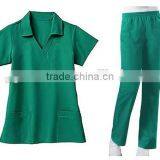 Body Fit Mock Wrap Hospital Staff Uniform thumbnail-4