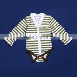 2015 Wholesale Boutique Baby Long Sleeve Romper Children Stripe Romper Kid Clothes YW-063