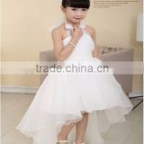 Newly Summer Princess Wedding Bridesmaid flower girl dress for Child wear Kids clothes white party tutu dresses for girl !!