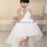 Newly Summer Princess Wedding Bridesmaid Flower Girl Dress for Child Wear Kids Clothes White Party Tutu Dresses for Girl !! thumbnail-1