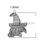 Zinc Based Alloy Charms Halloween Witch Antique Silver Hat thumbnail-2