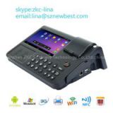 Android POS terminal built-in thermal printer,camera,RFID,wifi,1D&2D barcode scanner pos terminal