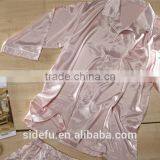 Fancy Texture Wholesale Hotel Satin Silk Bathrobe thumbnail-5