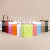 High Quality Customized Metal Bronze Gold / Silver Foil Hot Stamping Embossing Logo Ribbon Handle Bread Candy Packing Paper Bag thumbnail-5