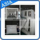 cheap outdoor advertising customized inflatable spray booth for event