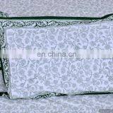 Floral Queen Size Bed Sheet Pure Cotton Fabric Bed Cover Jaipur Hand Block Printed Bedding 3 Pcs Bedspread thumbnail-4