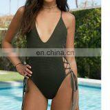 2017 Hot One Piece Swimsuit Swimwear Women Sexy Monokini High Waist Bathing Suits thumbnail-1