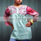 Wholesale Custom Designe Ladies Long Latest Fashion Tunics & Tops thumbnail-2