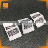 Well Made High Quality Soft Skin Care Woven Label Canvas Clothing Label thumbnail-6