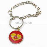 Promotional Custom Zinc Alloy Enamel Nickel Engraved Red Anodized Dog Tag thumbnail-1