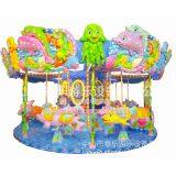 Zhongshan Amusement Park Equipment Outdoor Playground Merry go Round, 12 Seat Dolphins Carousel Hot Sale, Marine Theme thumbnail-2