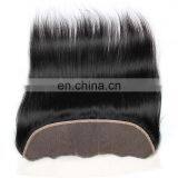 Straight Hair Top Quality Transparent Lace Frontal Virgin Hair With Bundles thumbnail-2