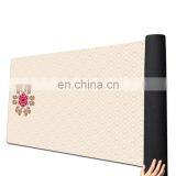 High Quality Eco Friendly Custom Print Rectangle Suede Natural Rubber Yoga Mat thumbnail-4