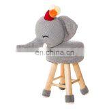 Yarncrafts Crocheted Party Elephant Premium Luxury Funny Animal Kids Leg Stool