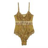 Summer New Hot-selling Lace Flower Stitching Sexy One-piece Suit Fashion Women Women Bodysuit Sexy Lingerie thumbnail-7
