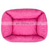 Manufacturer Wholesale Plain Cotton Stuffed Pink Blue Dog Warm Soft Bed thumbnail-3