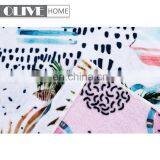 Hot Sale Home Textile 100% Cotton Digital Printed Double Sides Soft Towels Velour Beach Towel With Logo thumbnail-6