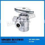 Chrom Plated Brass Angle Stop Valve With Pex Connection thumbnail-5