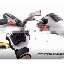 Anti Vibration TPR Protector Impact Mechanic Work Gloves