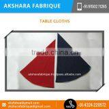 Light Weight Washable Custom Design Table Cloth Available at Market Rate