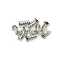 Flat Head Blunt Point SMS Thread Euro Screw Furniture Screw