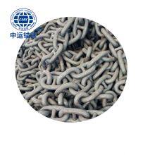 60mm Black Painted Floating Wind Power Platform Studless Link Anchor Chain thumbnail-2