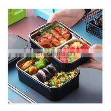 2021 Eco Friendly Korean Insulated Plastic Metal Stainless Steel Bento Kids Lunch Box thumbnail-2
