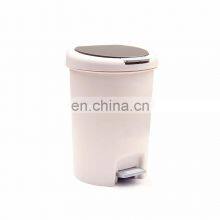 Wholesale Unique Household Plastic Pedal Bin With Lid Indoor Outdoor Plastic Trash Can thumbnail-2