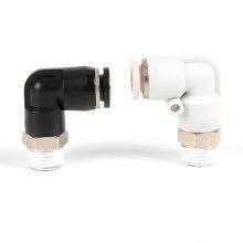 PL Series Plastic Male Pneumatic Push to Connect 90 Degree Elbow Quick Fittings thumbnail-3
