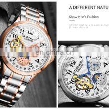 Guanqin 16212 Cheap Price Men Automatic Watches Custom Mechanical Tourbillon Fashion Logo Watches thumbnail-5
