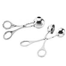 Non-Stick Stainless Steel Meat Baller Tongs Cake Pop Meatball Maker Ice Tongs Salad Tong Dough Scoop thumbnail-3