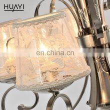 HUAYI European Modern Indoor Artistic Hanging Lights Chandelier E26 E27 Bedroom Living Room LED Pendant Light thumbnail-5