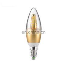 New Design Led Bulb Energy Saving Lamp Screw E27e14 Super Bright Lighting 3w5w7w Household Warm White Light Three-color Bulbs