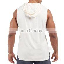 OEM Wholesale New Custom Hot Sale Gym Men Sports Training Fitness Gymwear Weightlifting Athletic Sleeveless Pullover Hoodies thumbnail-5