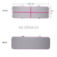 Best Selling Pink Blue Eco-Friendly Folding Gymnastics Inflatable Fitness Mat