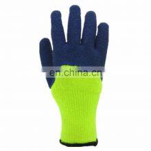 Mens Wholesale Industrial High Visibility Large Thermal Latex Coated Gloves thumbnail-3