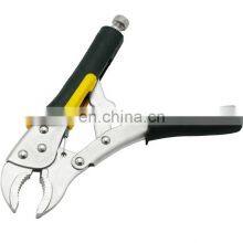 Round Curving Plier Multi Function Tools Curved Carbon Steel Round Jaw Locking Pliers thumbnail-5