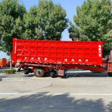 Heavy Tipper Rear Flip Semi-trailer Export Semi-trailer Galvanized Semi-trailer thumbnail-2