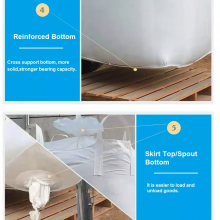 UV Treated 1000L 1500L 1000kg Mesh Ventilated Log Wood FIBC Bags Big Jumbo Bag thumbnail-4