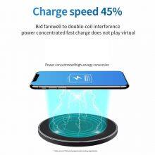 10w Fast Wireless Charger Metal Alloy 10w Fast Charging 10W Qi Wireless Charger for Iphone thumbnail-3