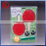 Mini Desktop Indoor Game Poplar Wooden Table Tennis Racket With Table Tennis Ball Set Wholesale
