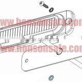 3W 6 Hole LED Automobiles Surface Mount Warning Lighthead HF-160 Quality Choice thumbnail-5