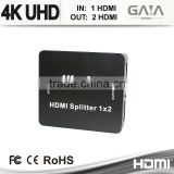 hdmi splitter(mini) 1.4v 1x2 support UHD 3D&4K*2K