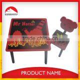 Colorful Carton Design Wooden Children Table and Chair thumbnail-5