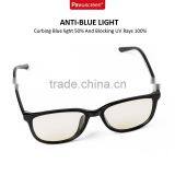 Mens/Womens Ophthalmic Computer Glasses Fancy Designer Full-rim Eyeglasses/Spectacles Anti Blue Ray Eyewear Frame thumbnail-3