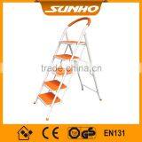 Steel Foldable Adjustable Household Folding Library Ladder