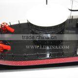 U.S.S MONITOR WOODEN WAR SHIP MODEL thumbnail-4