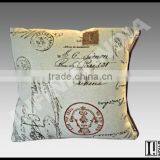 VINTAGE CANVAS DECORATIVE CUSHION, VINTAGE CUSHION thumbnail-1